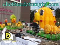 Thi công trang trí lễ hội halloween tại Aeon Mall