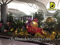 Trang trí tiểu cảnh tết 2017